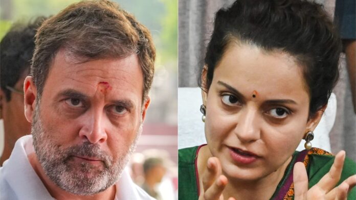 Kangana Ranaut Accuses Rahul Gandhi Of 