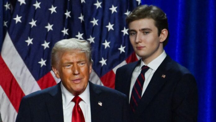 President Trump Calls Son Barron A 