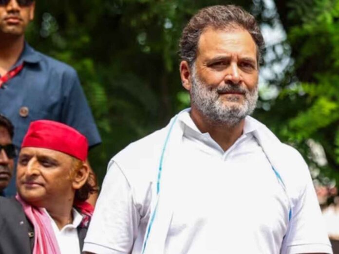 Rahul Gandhi Shown Black Flags During Darbhanga Rally