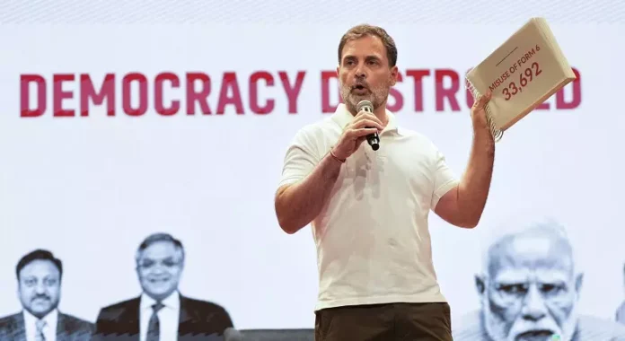 Rahul Gandhi Alleges “Stolen” Votes In Bangalore, Accuses Election Commission Of Collusion With BJP