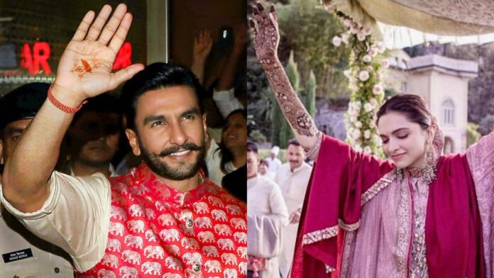 Ranveer Singh’s Wedding Mehendi Hid A Sweet Love Note For Deepika — And A Tribute To Her Mom & Sister!