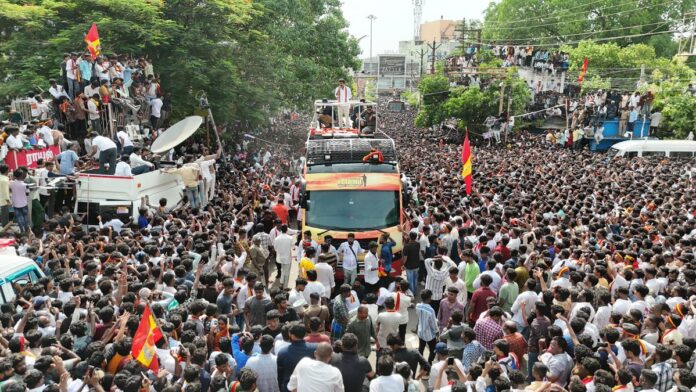 10 Dead, Including 3 Children, In Stampede At Actor-Politician Vijay’s Rally In Tamil Nadu