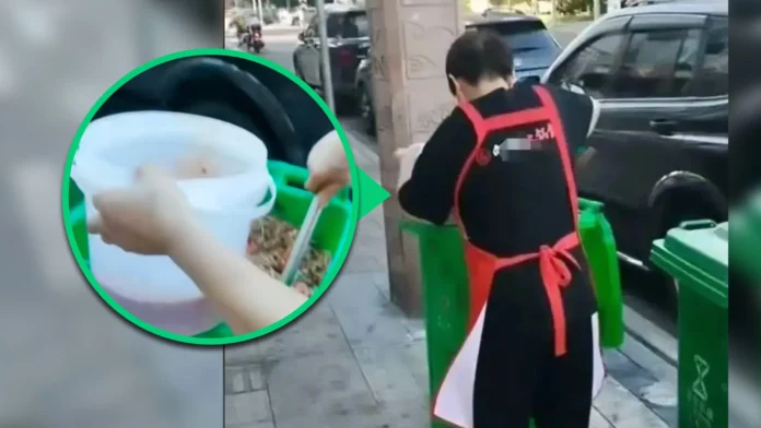 Chinese Hotpot Restaurant Goes Viral After Employee Appears To Scoop 