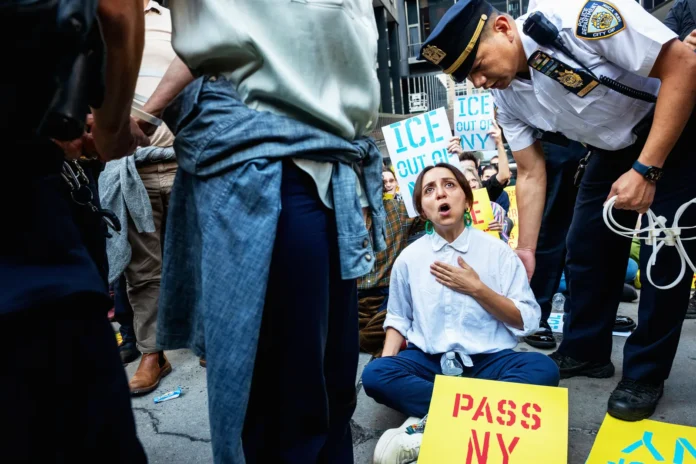 Dozens Of Elected Officials And Protesters Arrested In New York ICE Protest