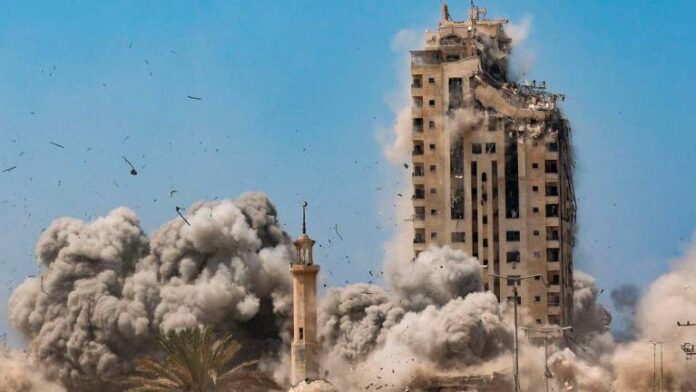 Israeli Army Begins Striking High-Rises in Gaza City, Citing 