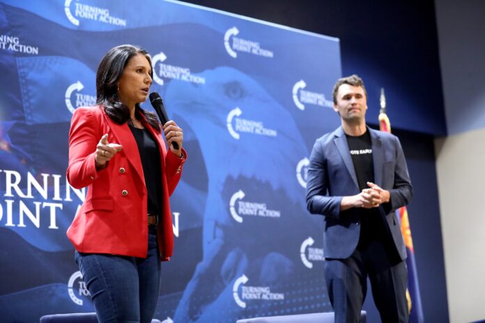 Tulsi Gabbard Pays Tearful Tribute To Charlie Kirk, Vows To Continue His Mission
