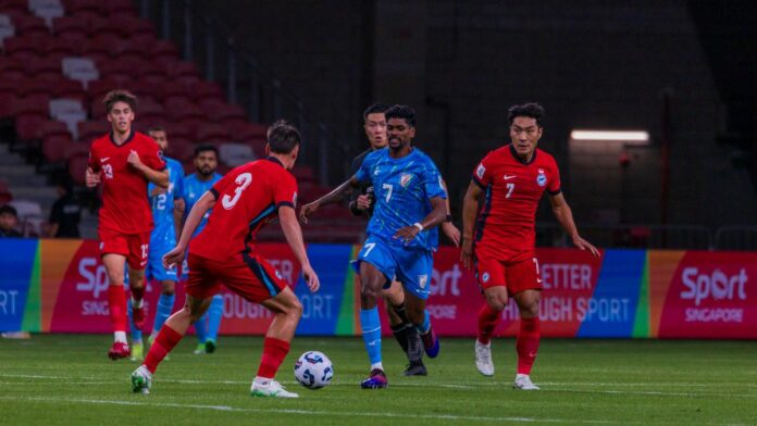 India Falls To Singapore 1-2, Fails To Qualify For 2027 AFC Asian Cup