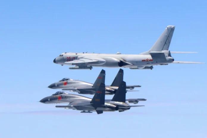 China Projects Power with H-6K Bomber Drills Near Taiwan Days Before Trump-Xi Summit