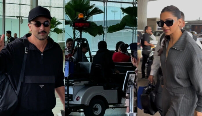 Deepika Padukone and Ranbir Kapoor Spotted Together at Mumbai Airport, Sparking Fan Frenzy