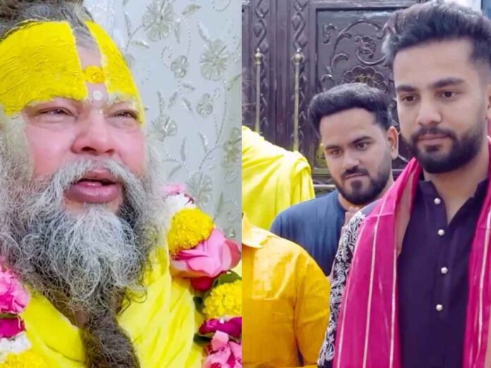 Youtuber Elvish Yadav Visits Premanand Ji Maharaj, Reacts To His Advice Of Chanting Divine Name