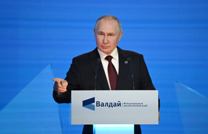 Putin Issues Nuclear Test Threat, Defends Russia Against 'Paper Tiger' Jibe At Valdai Forum