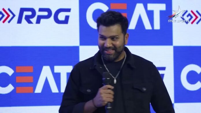 Rohit Sharma Honoured At CEAT Cricket Rating Awards Amid First Public Appearance Since ODI Captaincy Change