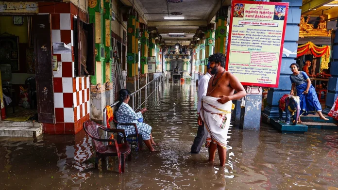 Red Alert Issued In 8 Tamil Nadu Districts As Northeast Monsoon Brings Heavy Rain
