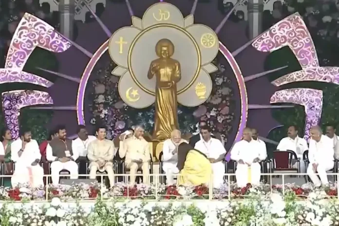 Aishwarya Rai Touches PM Modi's Feet at Centenary Event