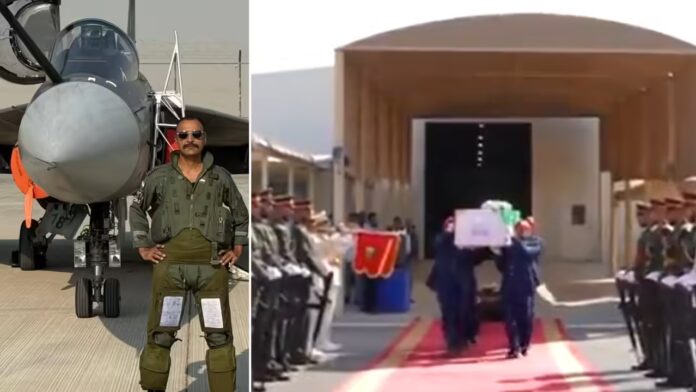 IAF Officer Wing Commander Namansh Syal Laid to Rest; Wife Pays Heartbreaking Salute