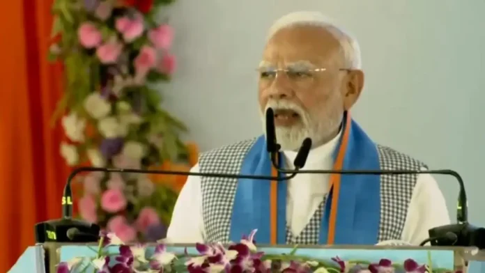 Modi Escalates Attack on RJD-Congress, Accuses 'Jungle Raj' Combine of Appeasement and Stalling Bihar's Progress