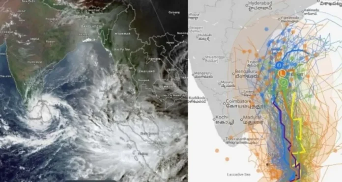 Cyclone Ditwah Heads Toward Indian Coast: IMD Sounds Red Alert For Tamil Nadu, Andhra Pradesh and Puducherry