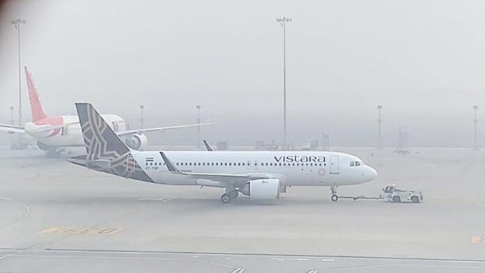 Flight Operations Disrupted Due To Delhi Fog, Low Visibility