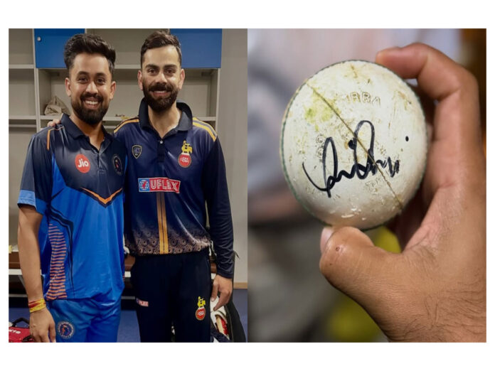 Virat Kohli Signs Ball For Gujarat Spinner Who Dismissed Him In Vijay Hazare Trophy