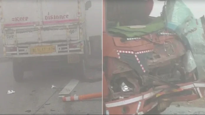 4 Killed, 25 Injured In Massive Multi-Vehicle Pile-Up On Yamuna Expressway Amid Dense Fog