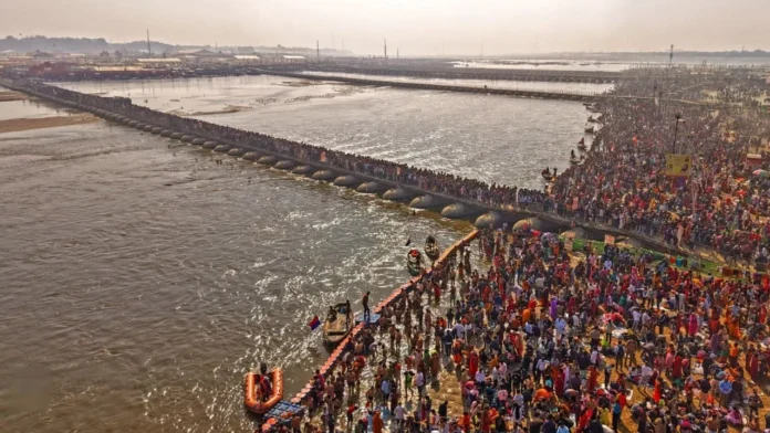 Faith Ignites At Sangam: 15 Lakh Devotees Mark First Day Of Magh Mela 2026