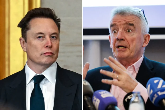 Elon Musk Quips About Owning Ryanair After Public Spat With Airline CEO