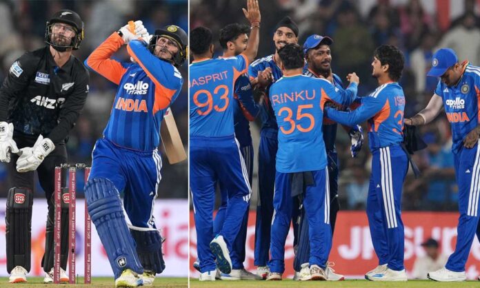 India vs New Zealand 1st T20I Highlights: Abhishek Sharma’s Explosive 84 Powers India to 48-Run Win in Nagpur