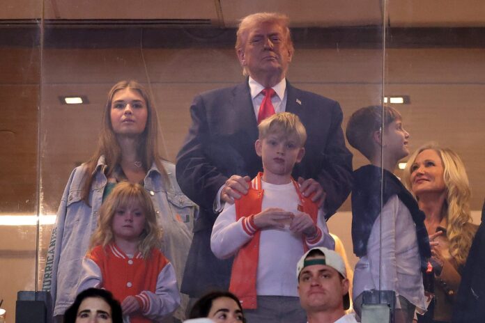 Kai Trump Seen In Arm Sling At 2026 CFP National Championship Game