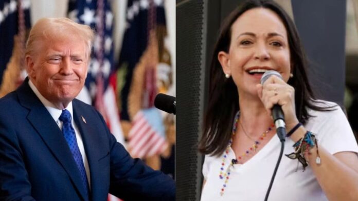 Machado Offers Nobel Peace Prize To Trump After Venezuela Raid