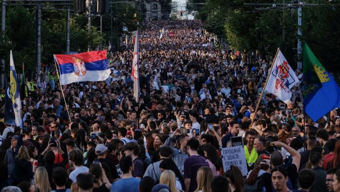 Thousands Rally in Serbia as Students Vow to Continue Fight Against Corruption