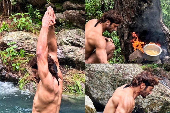 Vidyut Jammwal Goes Full Naked, Climbs On A Tree