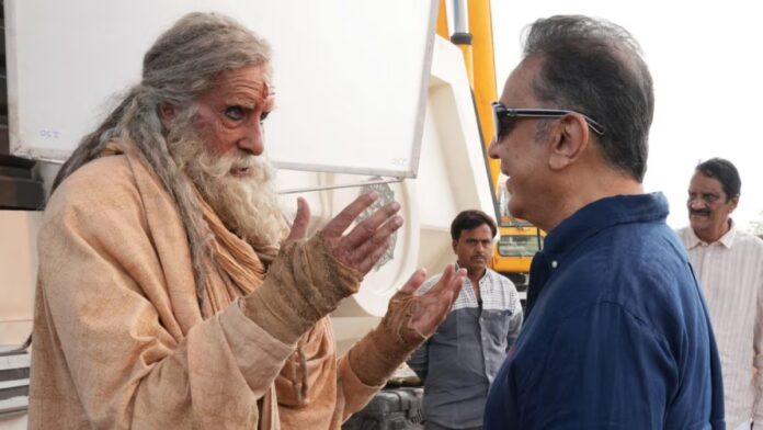 Amitabh Bachchan Begins Shoot for Kalki 2898 AD Sequel, Reunites With Kamal Haasan on Set