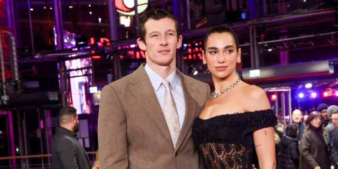 Dua Lipa Stuns In Naked Dress On Valentine's Date Night With Fiancée Callum Turner