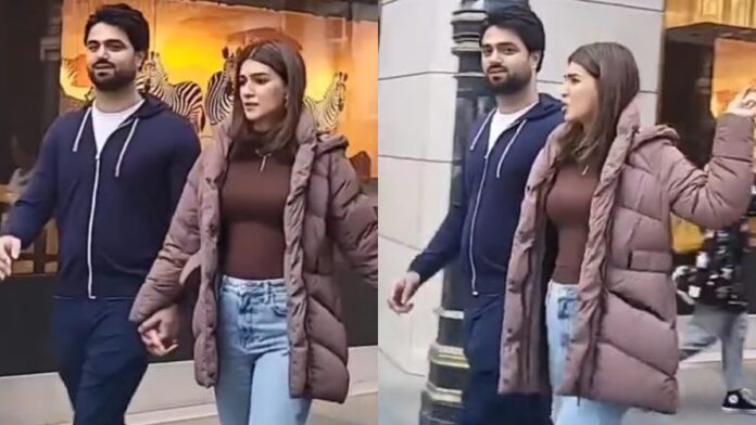 Kriti Sanon Walks Hand-In-Hand With Rumoured Boyfriend Kabir Bahia