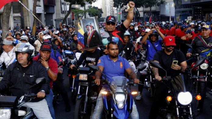 Thousands Rally In Caracas Demanding Freedom Of Ousted Venezuelan Leader Nicolas Maduro