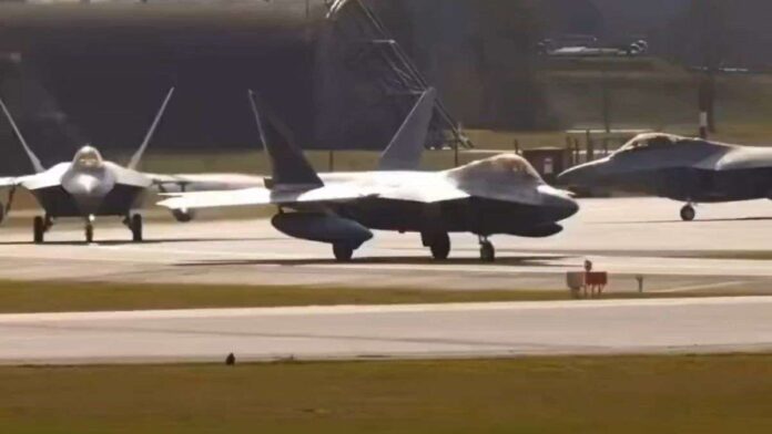 US Deploys F-22 Raptors To Israel For First Time Amid Rising Iran War Fears