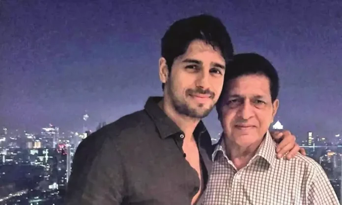 Sidharth Malhotra Mourns Father Sunil Malhotra’s Death, Shares Emotional Tribute