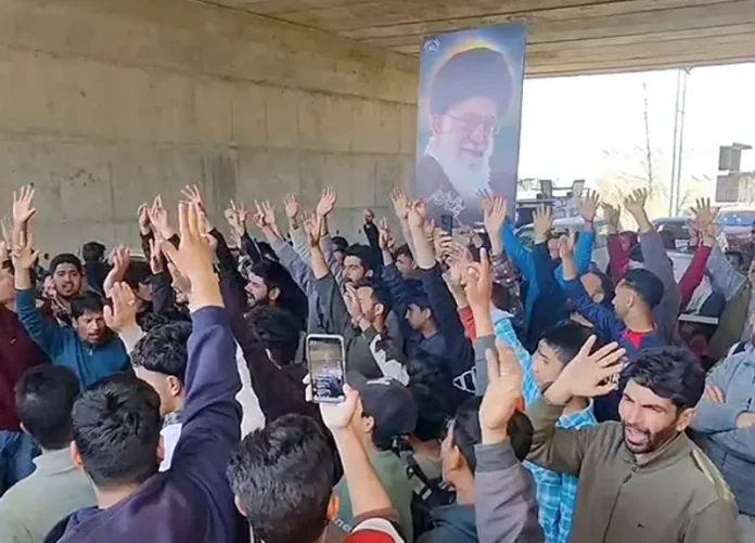 Shia Community Protests in Lucknow After Khamenei’s Death