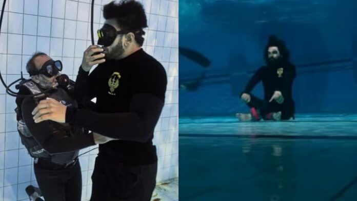 Ranveer Singh’s Underwater BTS Video From Dhurandhar 2 Goes Viral, Fans Call It “Insane”