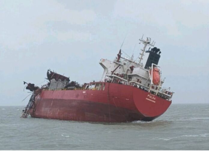 Tanker Hit By 
