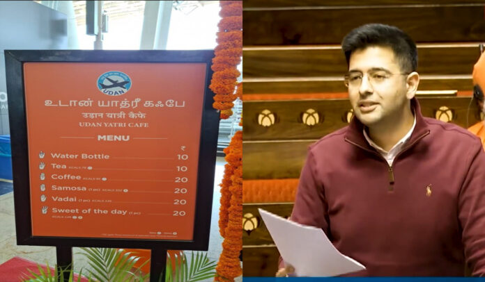 Raghav Chadha Urges Expansion Of Udaan Yatri Cafes To All Airports, Calls For Affordable Food