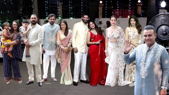 Yuvraj Singh, Virender Sehwag Dance as Kritika Kamra and Gaurav Kapur Make Grand Entry After Wedding