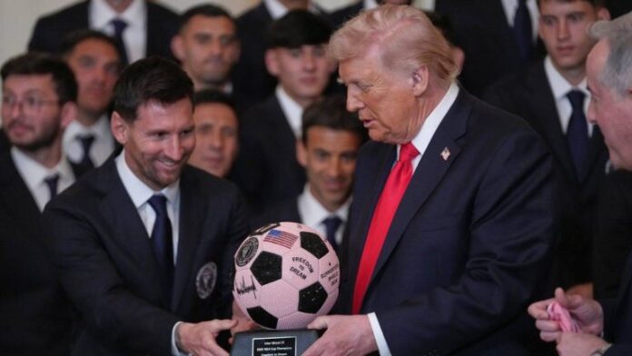 Lionel Messi Joins Donald Trump At White House For Inter Miami Championship Celebration