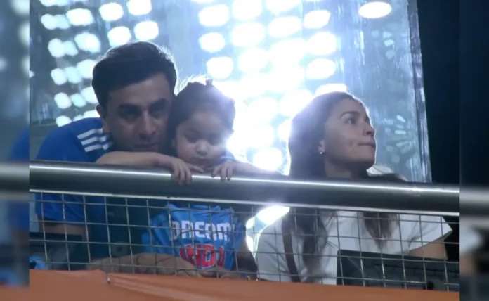 Ranbir Kapoor, Alia Bhatt And Daughter Raha Cheer For Team India At T20 World Cup 2026 Semi-Final
